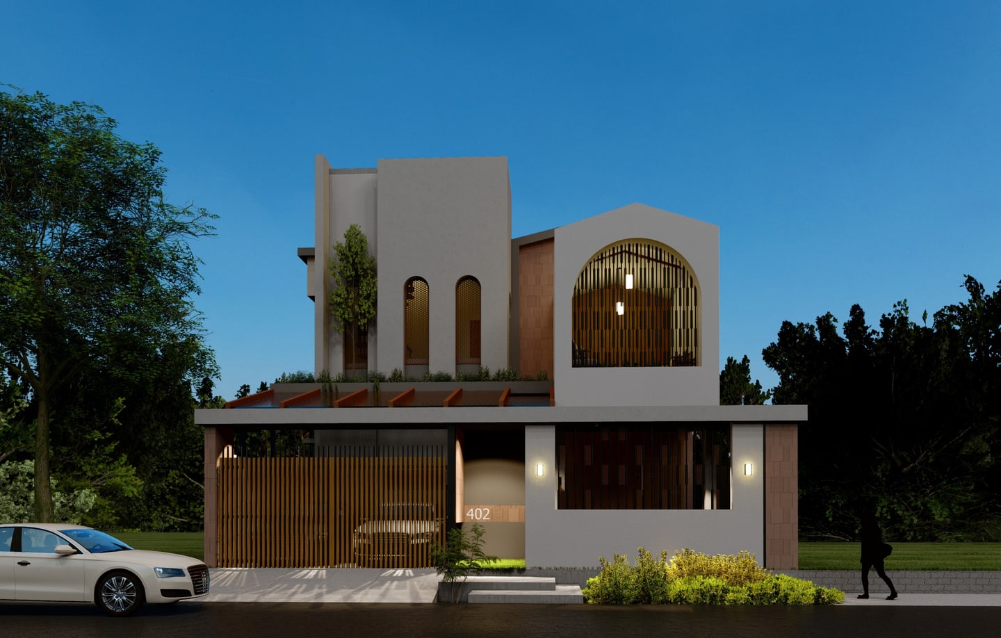 A residential project in Avinashi, Tamil Nadu by CTR Architecture