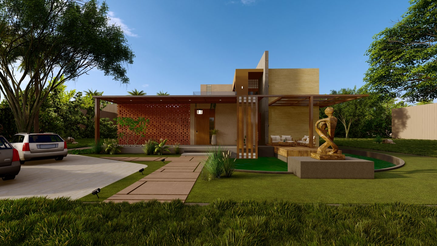 A residential project in Bhavani, Tamil Nadu by CTR Architecture