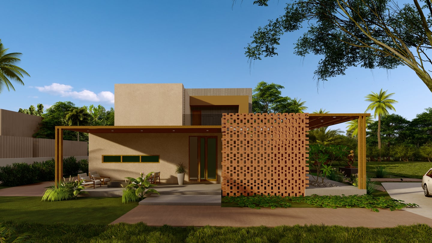 Riverside Farmhouse — Front view 1n Photo   7