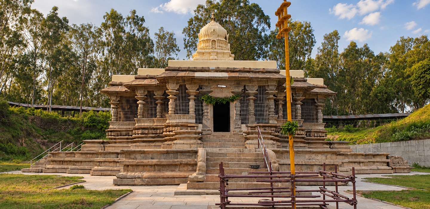 A institutional project in Talakadu Temple, Karnataka by CTR Architecture